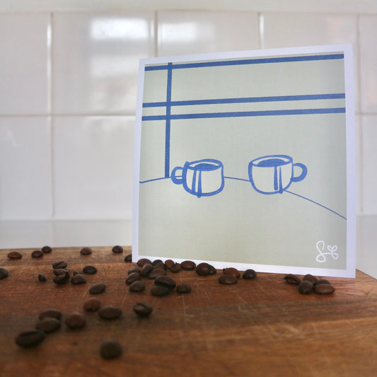 Espresso Pals - mini art print