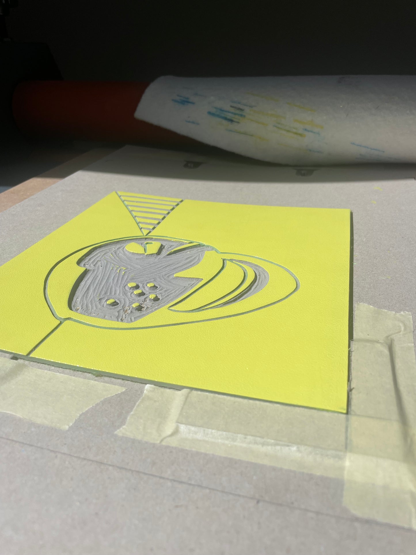 'Thou Shalt Create' - Original Limited Edition Linocut Print
