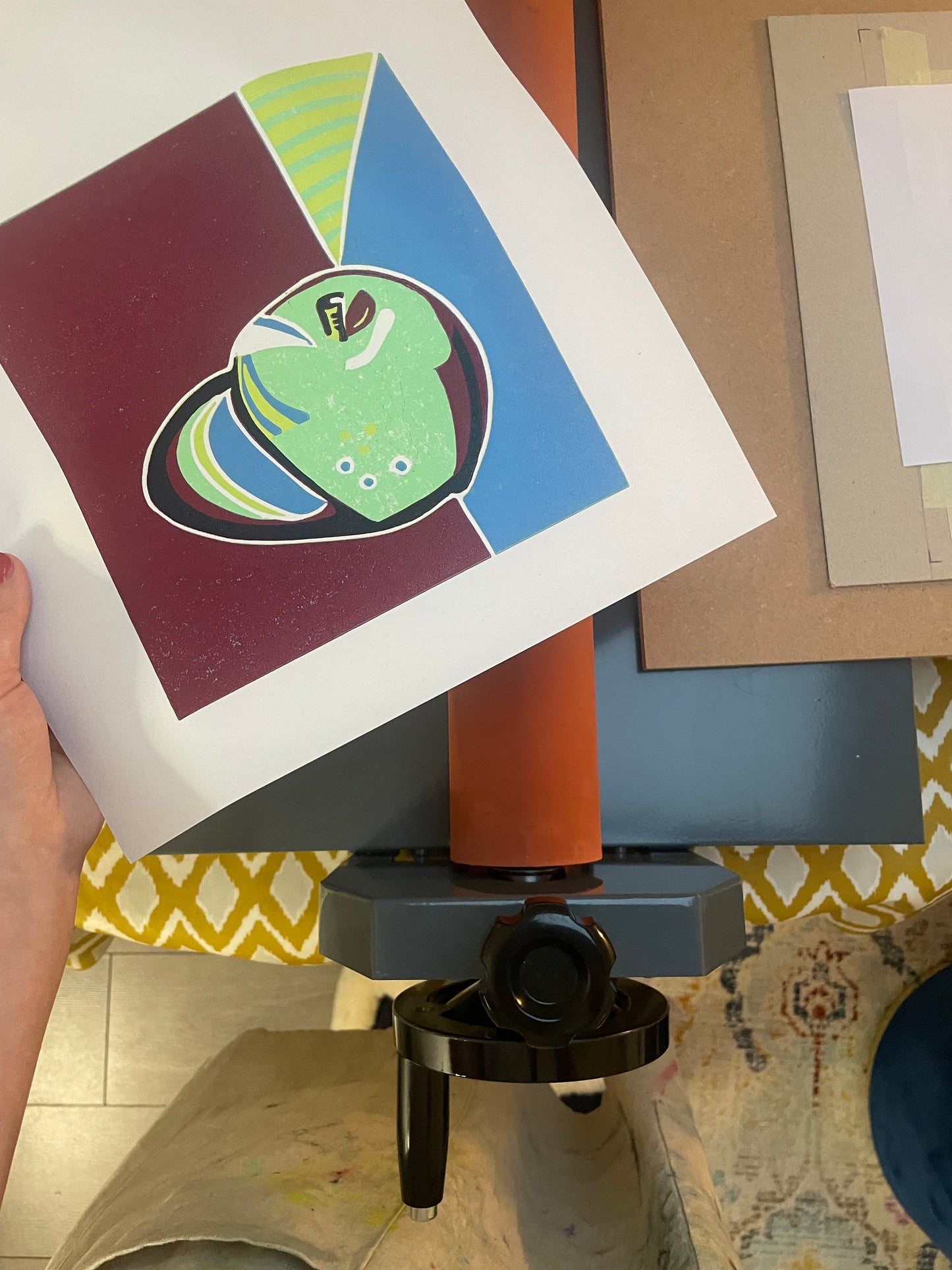 'Thou Shalt Create' - Original Limited Edition Linocut Print