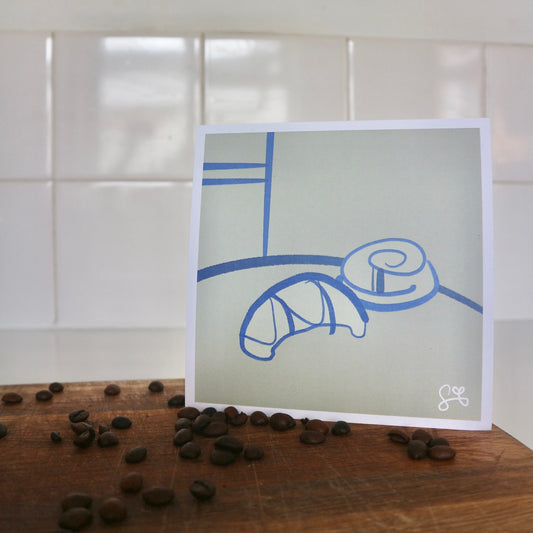 Fika Pals - mini art print