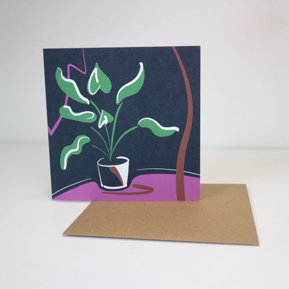 "Monstera" - Greeting Card