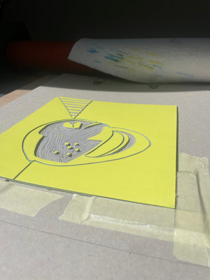 'Thou Shalt Create' - Original Limited Edition Linocut Print