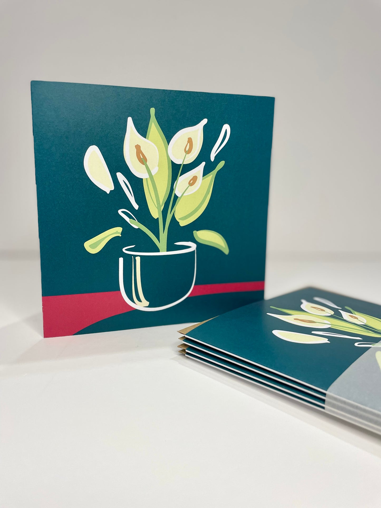 "Peace Lily" - Greeting Card