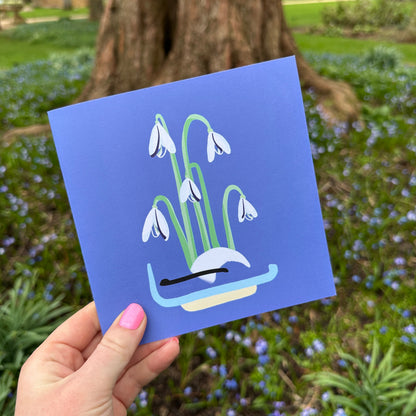 "Snowdrops" Greeting Card