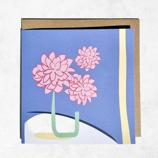 "Bud Vase" - Greeting Card