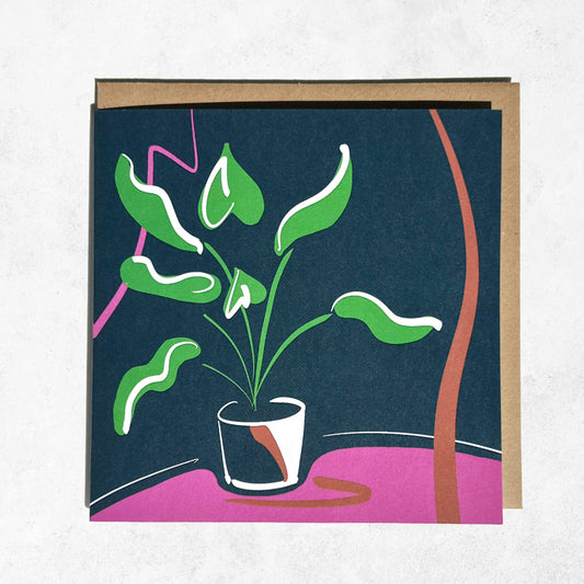 "Monstera" - Greeting Card