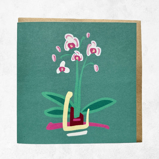 "Orchid" Greeting Card
