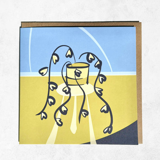 "String of Hearts" - Greeting Card